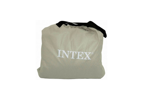 Кровать надувная односпальная со встроенным насосом 220В 99х191х42см Intex 64432